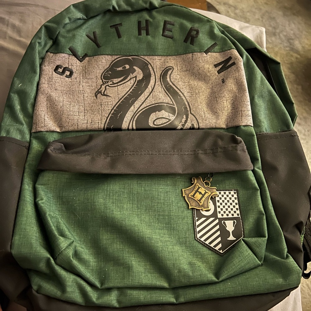 Slytherin Green Backpack